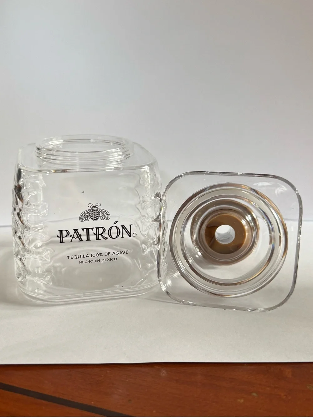 Patron Clear Plastic Decanters (Set of 2)